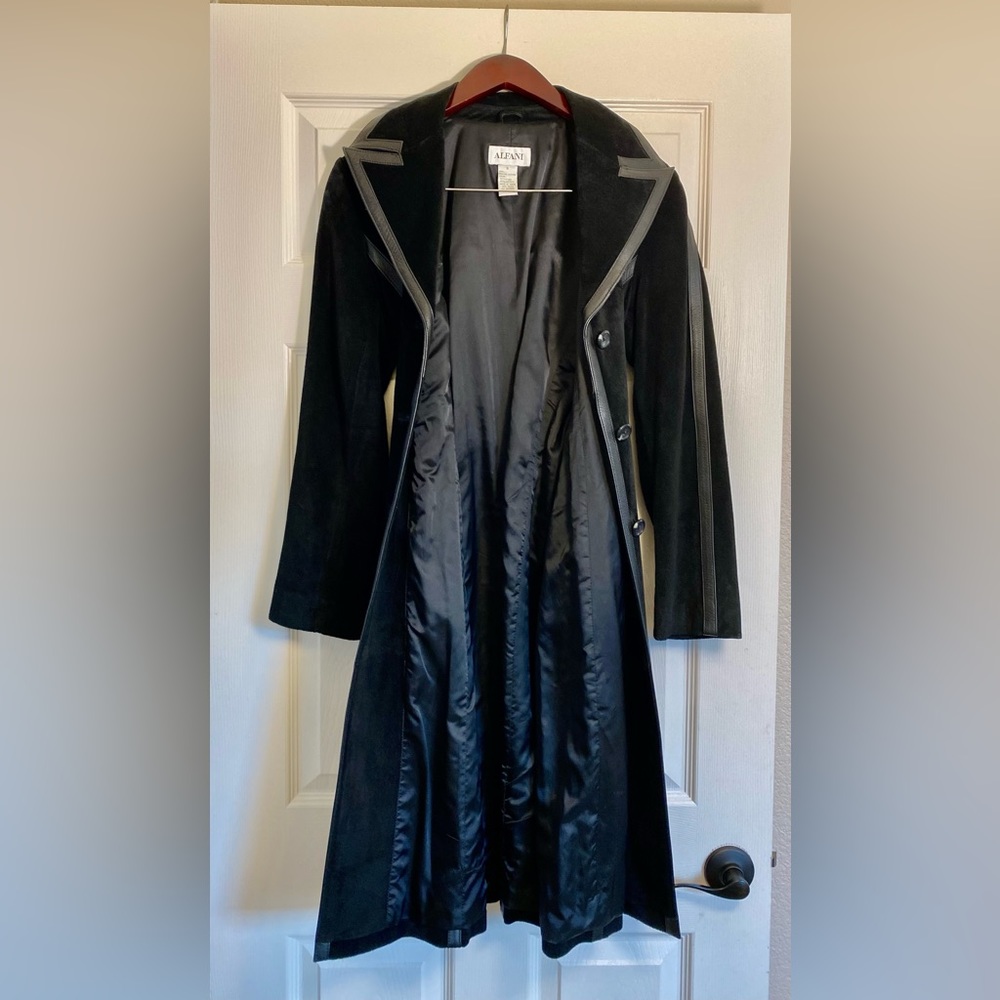 ALFANI Genuine Leather Coat Size: Small - Picture 7 of 10